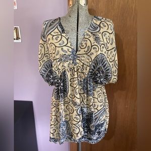 Boho paisley blouse